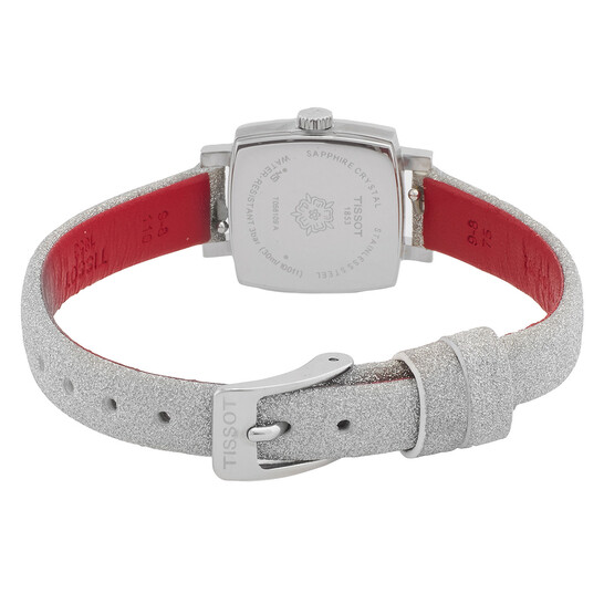 Tissot Lovely Square Festive Kit Quartz Diamond Silver Dial Ladies Watch T0581091703602 - 546x546 Image #3