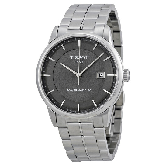 Tissot Luxury Powermatic 80 Anthracite Dial Men's Watch