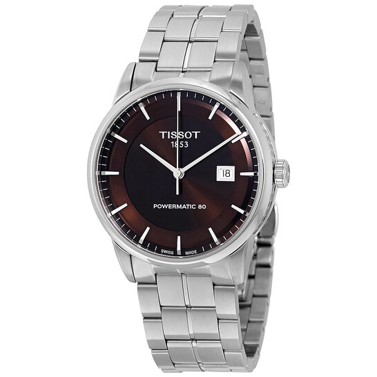 Tissot Luxury Powermatic 80 Brown Dial Men's Watch T086.407.11