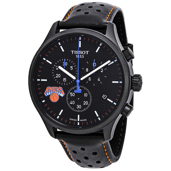 Tissot NBA Teams Special New York Knicks Chronograph Black Dial