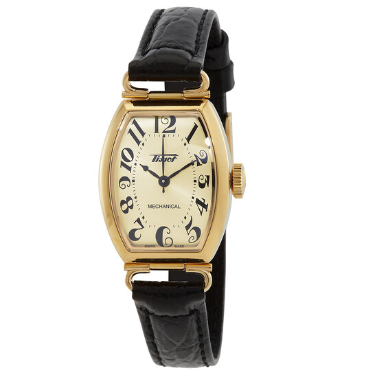 稀少TISSOT(ティソ) Heritage Porto Silver Dial Ladies Watch Tissot Heritage Porto Mechanical Small Lady T1281611601200