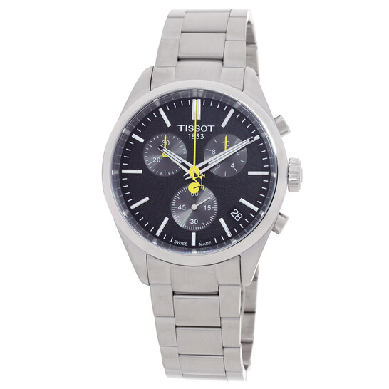 Tissot mens PR 100 Chrono Classic Stainless Steel Dress Watch