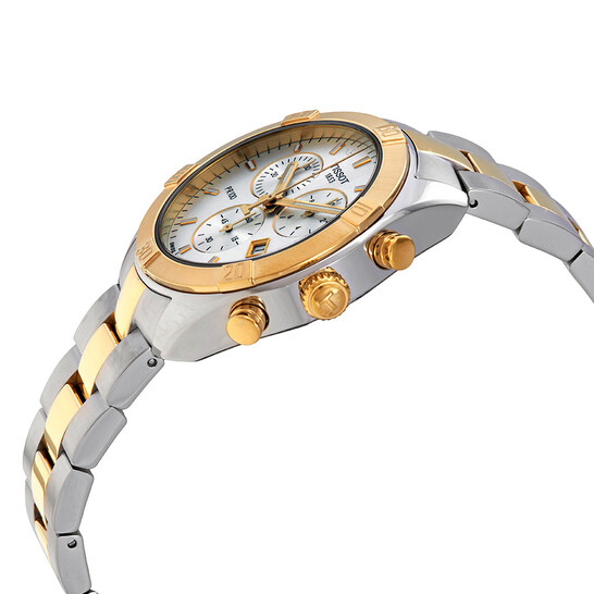 Tissot PR 100 Chronograph Quartz Silver Dial Ladies Watch