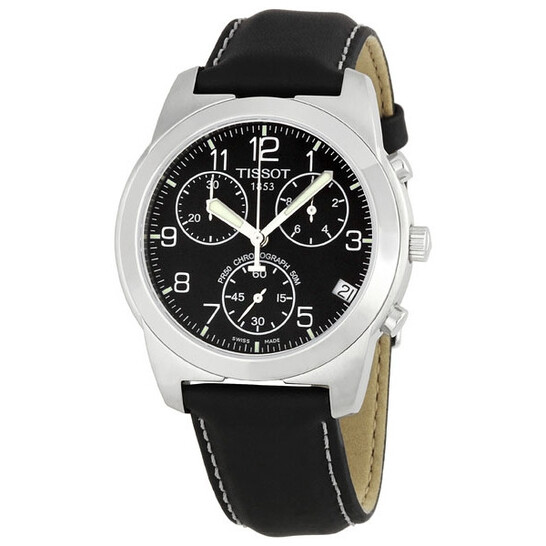 Tissot PR 50 Chronograph Quartz Black Dial Men's Watch T34.1.428