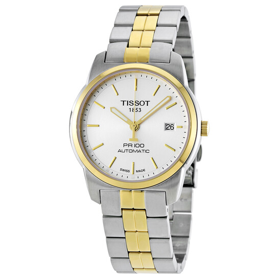 Tissot PR100 Automatic Silver Dial Men's Watch