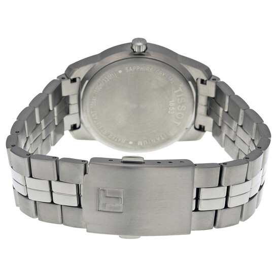 TISSOT PR100 電池なしT0494104405100 ブラック Tissot PR100 Black Dial Titanium Men's Watch T0494104405100