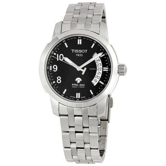 Tissot PRC 200 Auto-Quartz Black Dial Men's Watch T014.421.11
