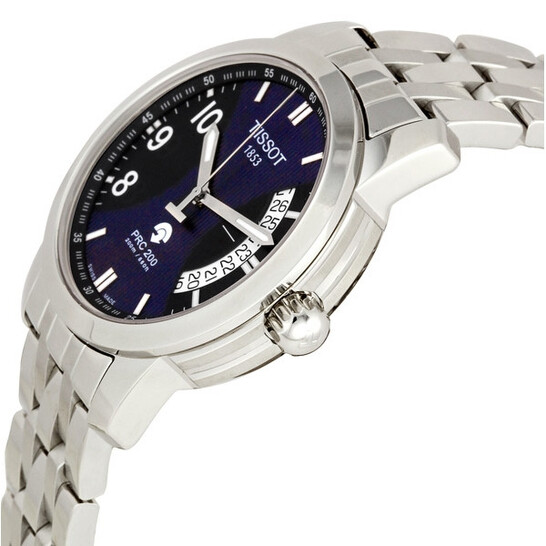 Tissot PRC 200 Chronograph Auto-Quartz Blue Dial Men's Watch T014