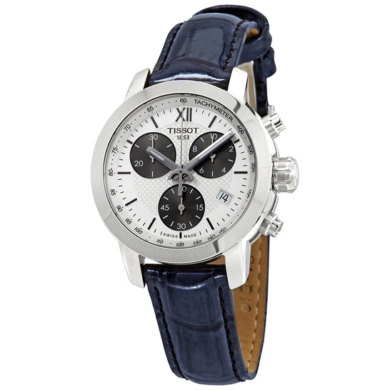Tissot PRC200 Chronograph White Dial Ladies Watch T0552171603800