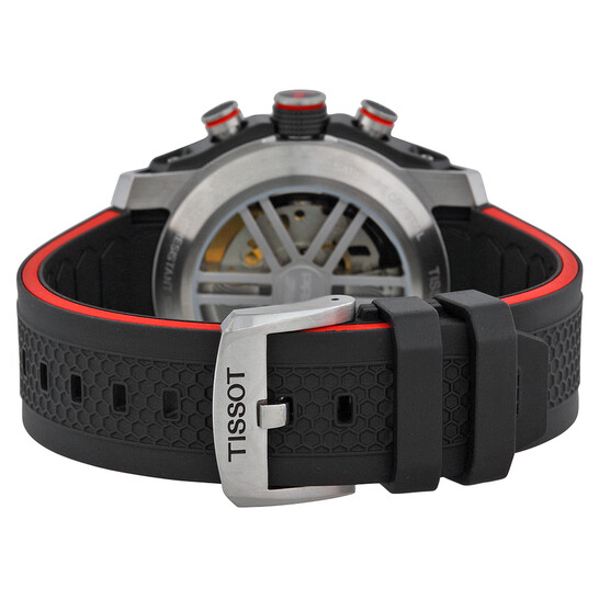 Tissot PRS 516 Black Dial Chronograph Men's Watch