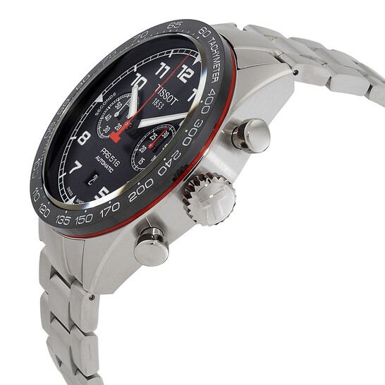 Tissot PRS516 Chronograph Automatic Black Dial Men's Watch T131