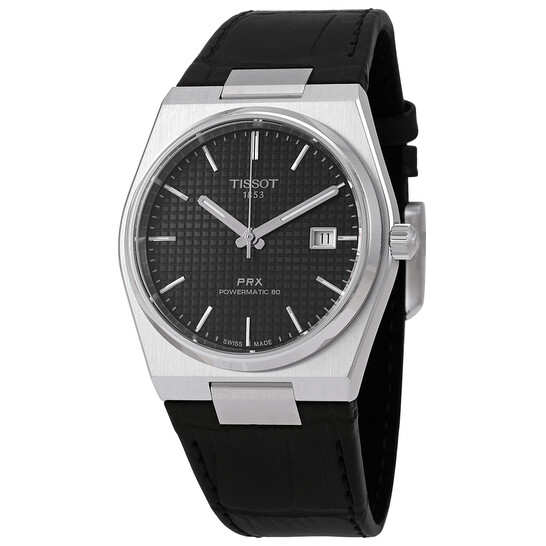 Tissot PRX Powermatic 80 Automatic Black Dial Men's Watch