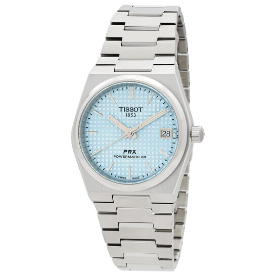Tissot TissotPRX Powermatic 80 Automatic Ice Blue Dial Ladies Watch T1372071135100