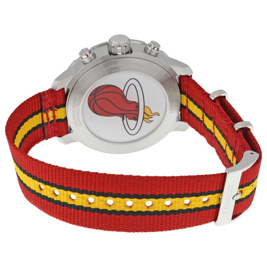 Tissot Quickster Miami Heat NBA Special Edition Silver Dial Men's