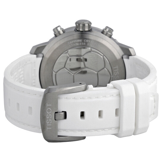 Tissot Quickster Grey Dial White Silicone Men's Watch T0954491706700