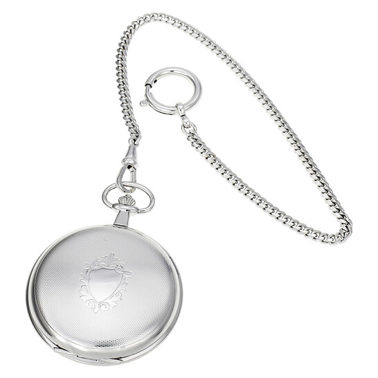 Tissot Savonnette Palladium Plated Brass Pocket Watch T83650813