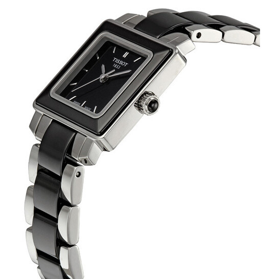Tissot T-Cera Black Ceramic Ladies Watch
