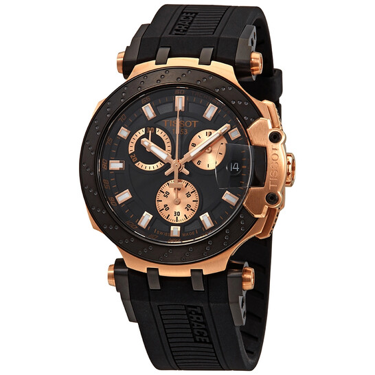 Tissot T-Race Chronograph Quartz Black Dial Men's Watch