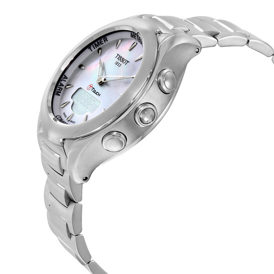 【美品】TISSOT T-TOUCH T075220A PEARLDIAMOND Tissot T075.220.11.106.01 (T0752201110601) - T-Touch Solar