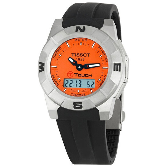 Tissot T-Touch Treck Perpetual Alarm World Time Quartz Men's Watch - Technical View