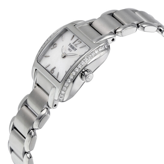 Tissot T-Wave Mother of Pearl Dial Diamond Ladies Watch T02  display picture 2