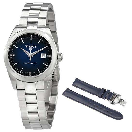 Tissot T-My Lady Automatic Diamond Blue Dial Ladies Watch
