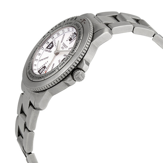 Tissot T-Navigator Quartz White Dial Men's Watch T30.1.485.12 - T