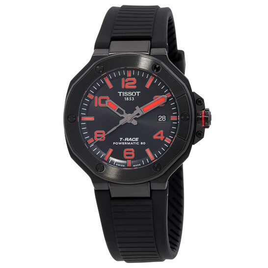 Tissot T-Race Powermatic 80 Automatic Black Dial Men's Watch