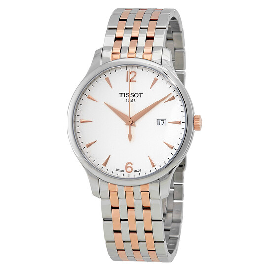 Tissot Tradition Silver Dial Stainless Steel Men's Watch T063.610.33.038.00 並行輸入品 Tissot T-Classic Quartz Watch | T063.209.11.038.00