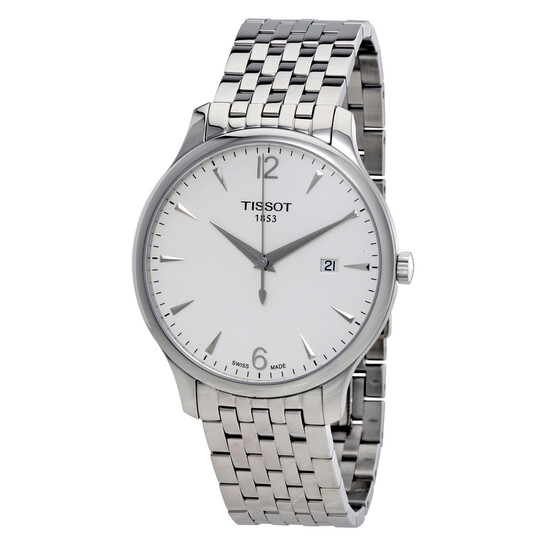 Tissot Tradition Silver Dial Stainless Steel Men's Watch