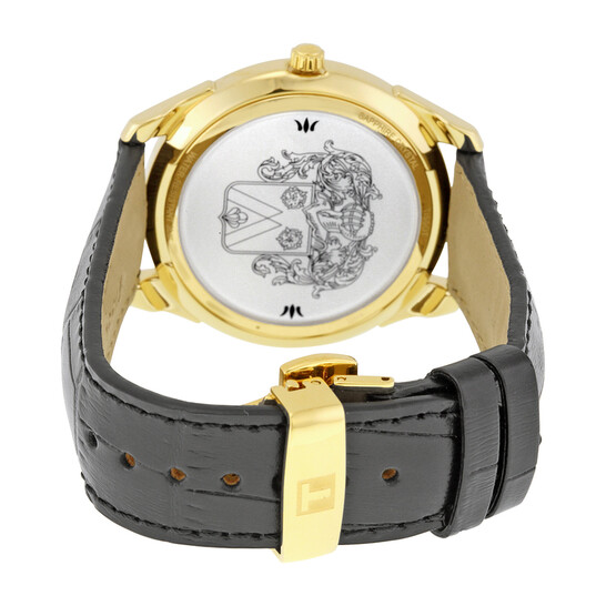 Tissot Vintage White Dial Black Leather Men's Watch T920.410.16