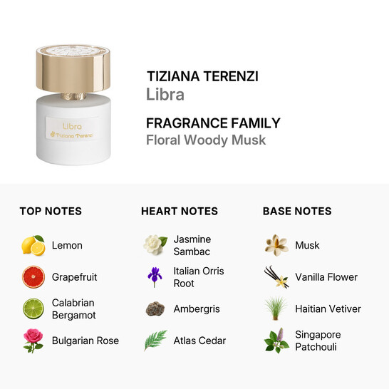 Tiziana Terenzi Unisex Libra Extrait de Parfum Spray 3.4 oz
