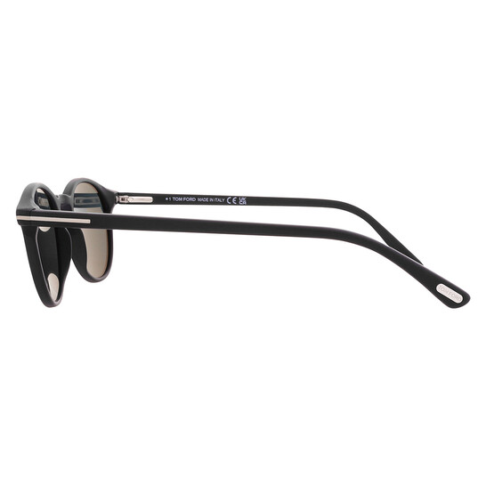 Tom Ford Andrea-02 Blue Oval Men's Sunglasses FT0539 02V 48