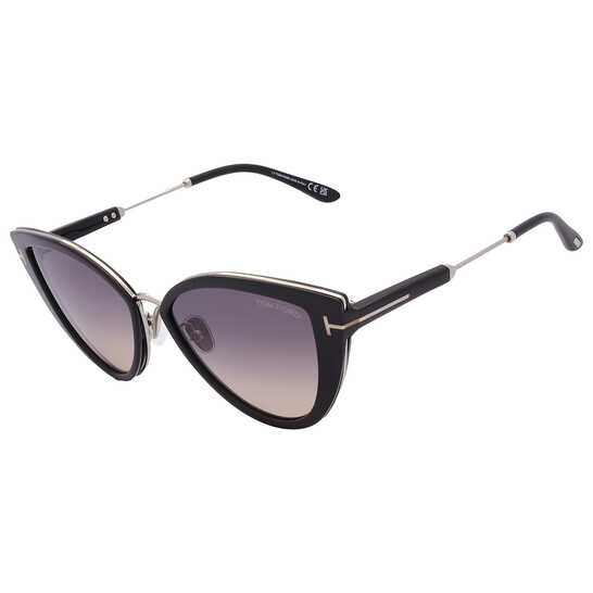 Tom Ford Sunglasses TF0868-01B-57 New with tags Tom Ford Angelica Smoke Gradient Cat Eye Ladies Sunglasses  main image 3