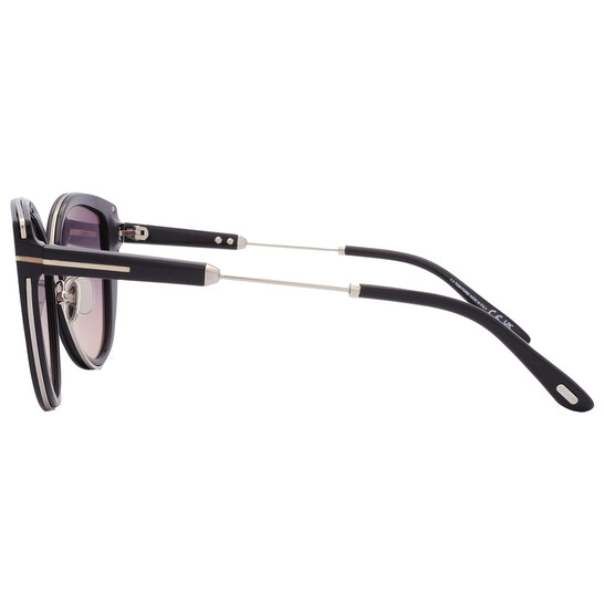 Tom Ford Angelica Smoke Gradient Cat Eye Ladies Sunglasses