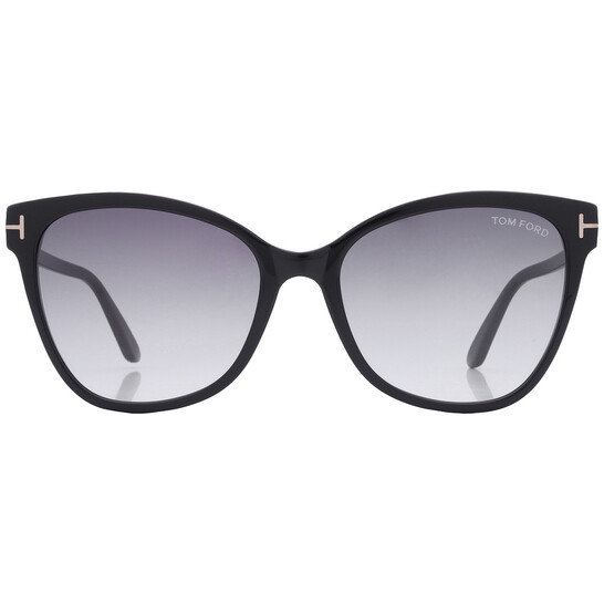 Tom Ford Ani Grey Gradient Cat Eye Ladies Sunglasses FT0844  display picture 3