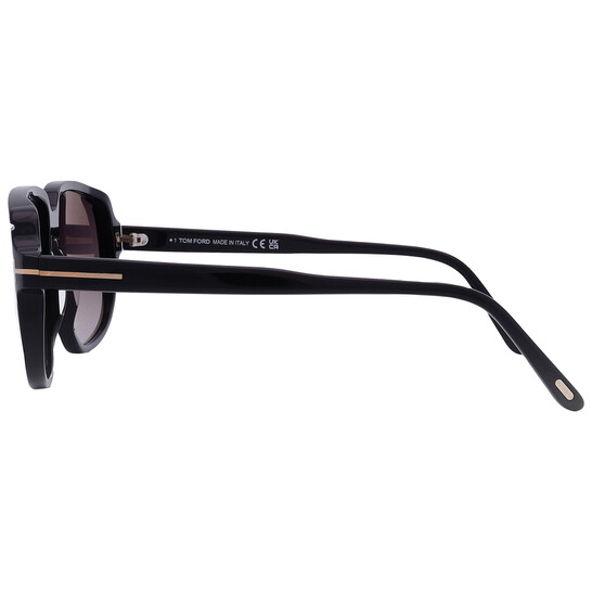 TOM FORD アントン TF1024 サングラス 59◻︎14 Tom Ford TF1024 Anton Shiny Black Prescription Sunglasses