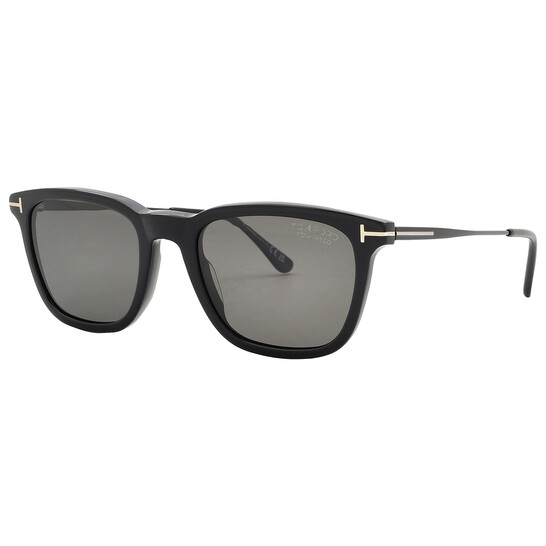 Tom Ford Arnaud Polarized Grey Square Men's Sunglasses FT0625 01D
