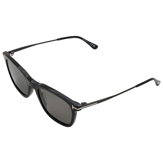 Tom Ford Arnaud Polarized Grey Square Men's Sunglasses