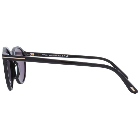 Tom Ford Aurele Smoke Oval Unisex Sunglasses FT0904 01A 52  display picture 3