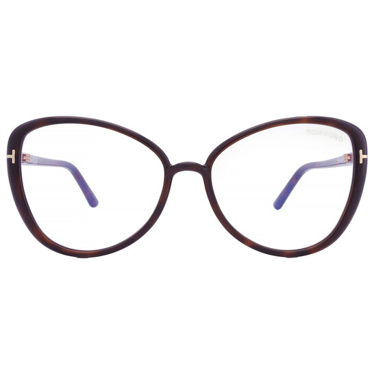 Tom Ford Blue Light Block Butterfly Ladies Eyeglasses FT5907-B 052