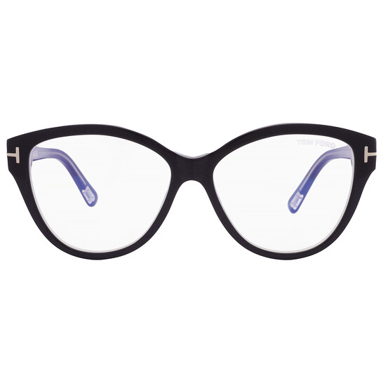Tom Ford Blue Light Block Cat Eye Ladies Eyeglasses FT5954-B