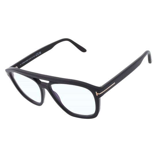 Tom Ford Blue Light Block Navigator Men's Eyeglasses FT6024-B 001 56 Tom Ford Blue Light Block Navigator Men's Eyeglasses FT6024-B 001 56 - 546x546 Image #3