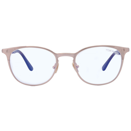 Tom Ford Blue Light Block Oval Unisex Eyeglasses FT5732-B 028 50