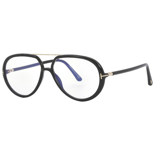 TOM Tom Ford Blue Light Block Pilot Unisex Eyeglasses FT5838-B