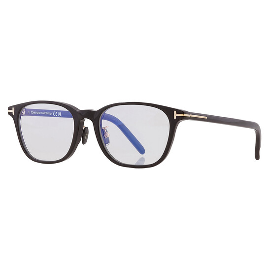 Tom Ford Blue Light Block Rectangular Unisex Eyeglasses FT5860-D-B