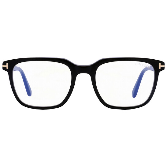 Tom Ford Blue Light Block Square Men's Eyeglasses FT5818-B 001 53
