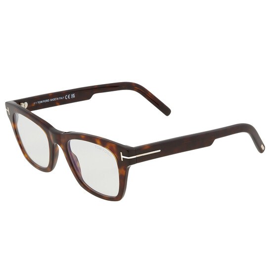 Tom Ford Blue Light Block Square Men's Eyeglasses FT5886-B