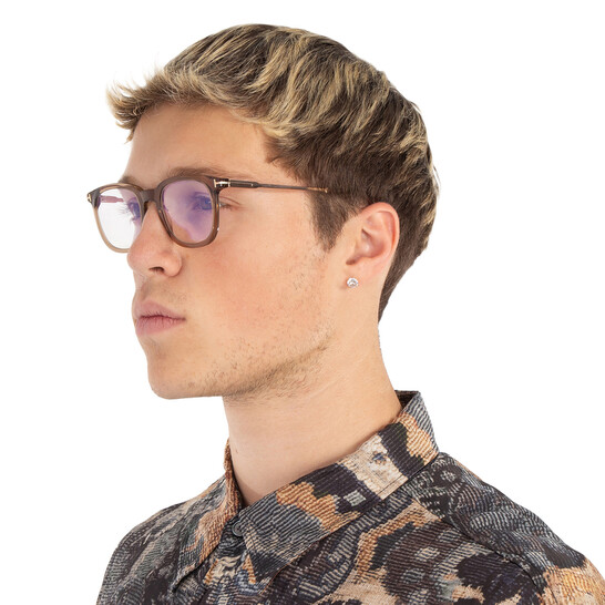 Tom Ford Blue Light Block Square Men's Eyeglasses FT5904-B