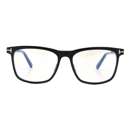 TOM38+34 Tom Ford Blue Light Block Square Men's Eyeglasses FT6038-B